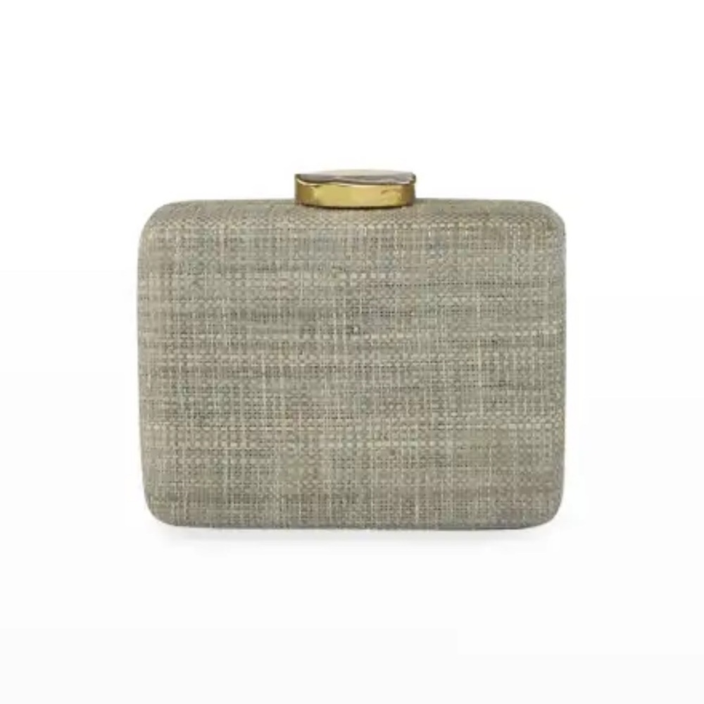 Flora Bella
Zannone Raffia Metallic Clutch Bag